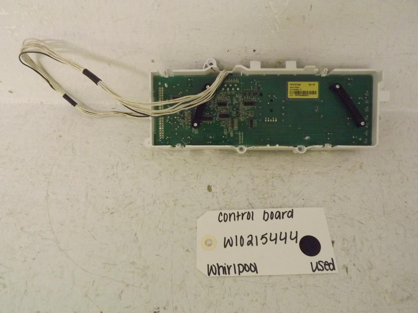 Whirlpool Washer W10215444 Control Board Used Whirlpool Washer W10215444 Control Board Used